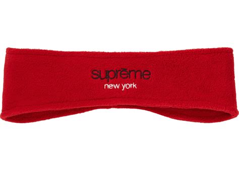 supreme polartec headband.